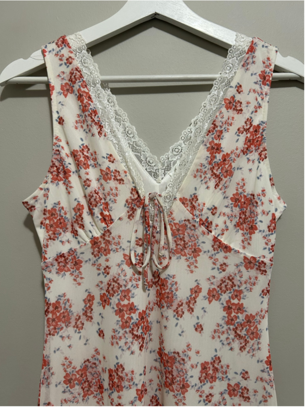 Woman's Kirious Lacy Mesh Flower Dress Size M Y2K coquette